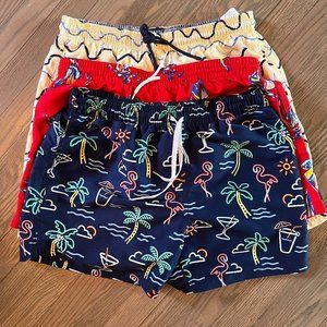 (3) XL Men's Bathing Suit Bundle ( 2 Cubbies + 1 Spicy Tuna) | Each Worn Once